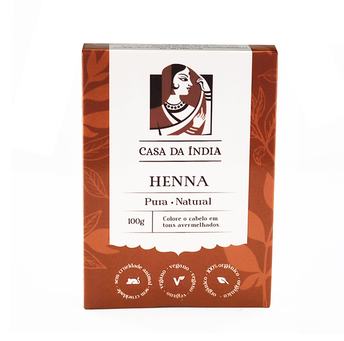 Henna Pura Indiana Para os Cabelos HE0003