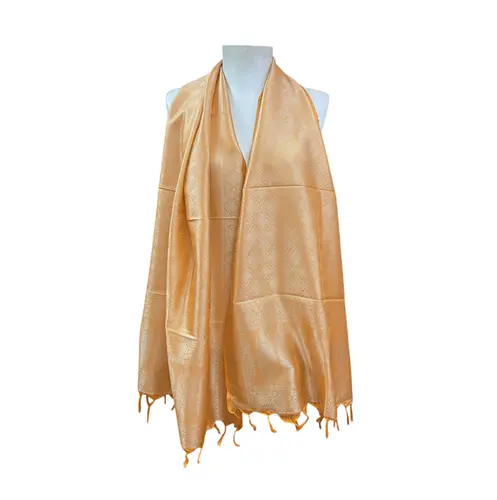 Echarpe Dupla Face Viscose Textura de Seda - Echarpe Dupla Face