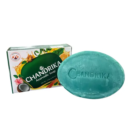 Kit com 5 Sabonetes Ayurvédicos Chandrika  125 g