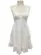 Vestido Branco de Algodão, Renda e Laise