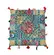 Futon Quadrado Bordado, c/ Pingente