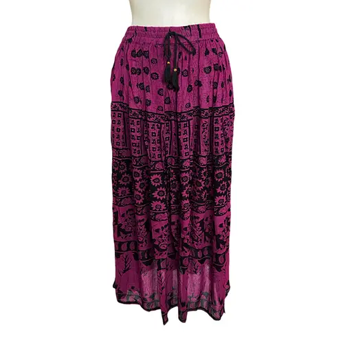 Saia Crepe Rayon Estampa Elefantes