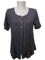 Blusa Stone Washed Cores