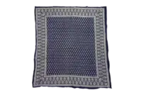 Colcha 100% Algodão Estampas Azuis