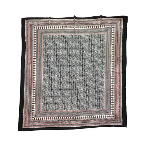 Colcha Casal Cores Terrosas com Preto