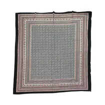 Colcha Casal Cores Terrosas com Preto