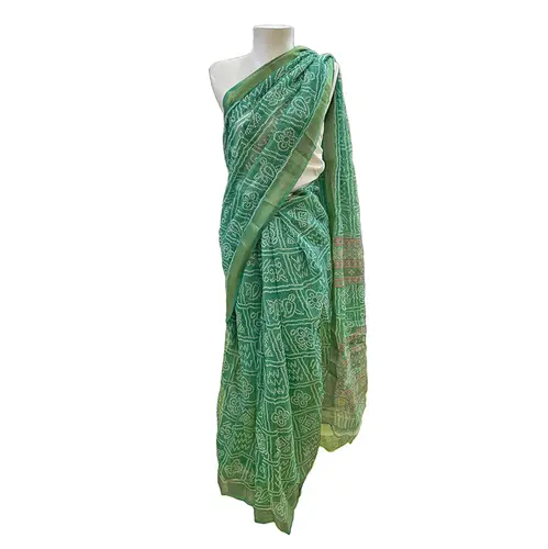 Saree Sintético Estampas Indianas