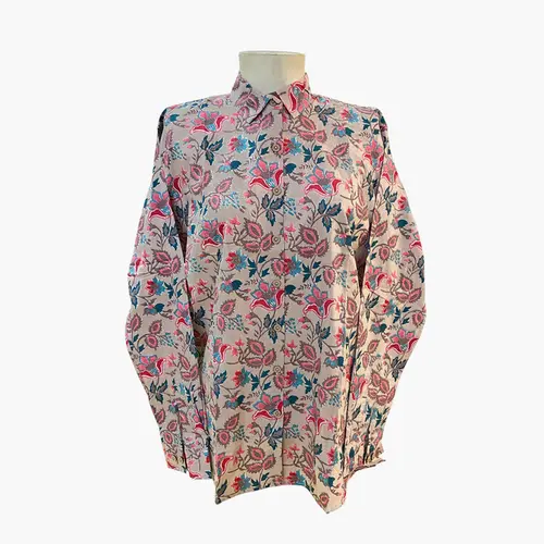 Camisa Feminina Algodão Estampado