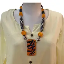 Colar Boho Doce de Abóbora