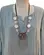 Colar Boho Pingente e Moedas