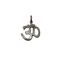 Pingente  Símbolo Hindu OM Prata 925