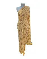 Sarees Variados Bege e Marrom