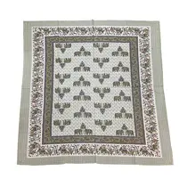 Colcha  Casal Off White + Estampas
