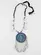 Colar Placa Redonda com Strass