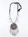 Colar Placa Redonda com Strass