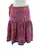 Saia Boho de Crepe Bordada com espelhinhos