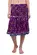 Saia Boho de Crepe Bordada com espelhinhos