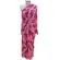 Saree Chiffon Em Tons Cor de Rosa