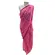 Saree Chiffon Em Tons Cor de Rosa