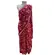 Saree de Poliéster Rosa Pink