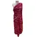 Saree de Poliéster Rosa Pink