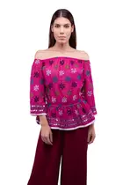 Blusa Tomara que Caia Manga de Sino