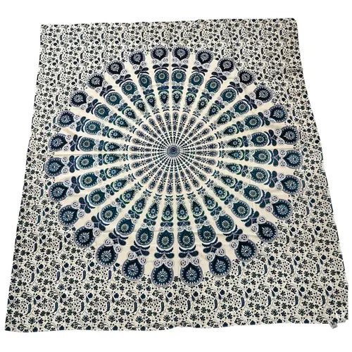 Colcha Mandala para Cama Casal 100% Algodão