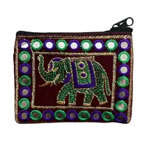 Porta Níquel Veludo com Elefante