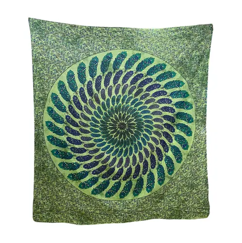 Colcha Casal Alg. Mandala de Penas