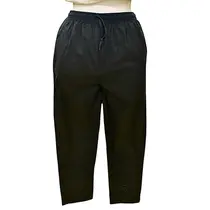 Calça com Elastano Bordada na Barra